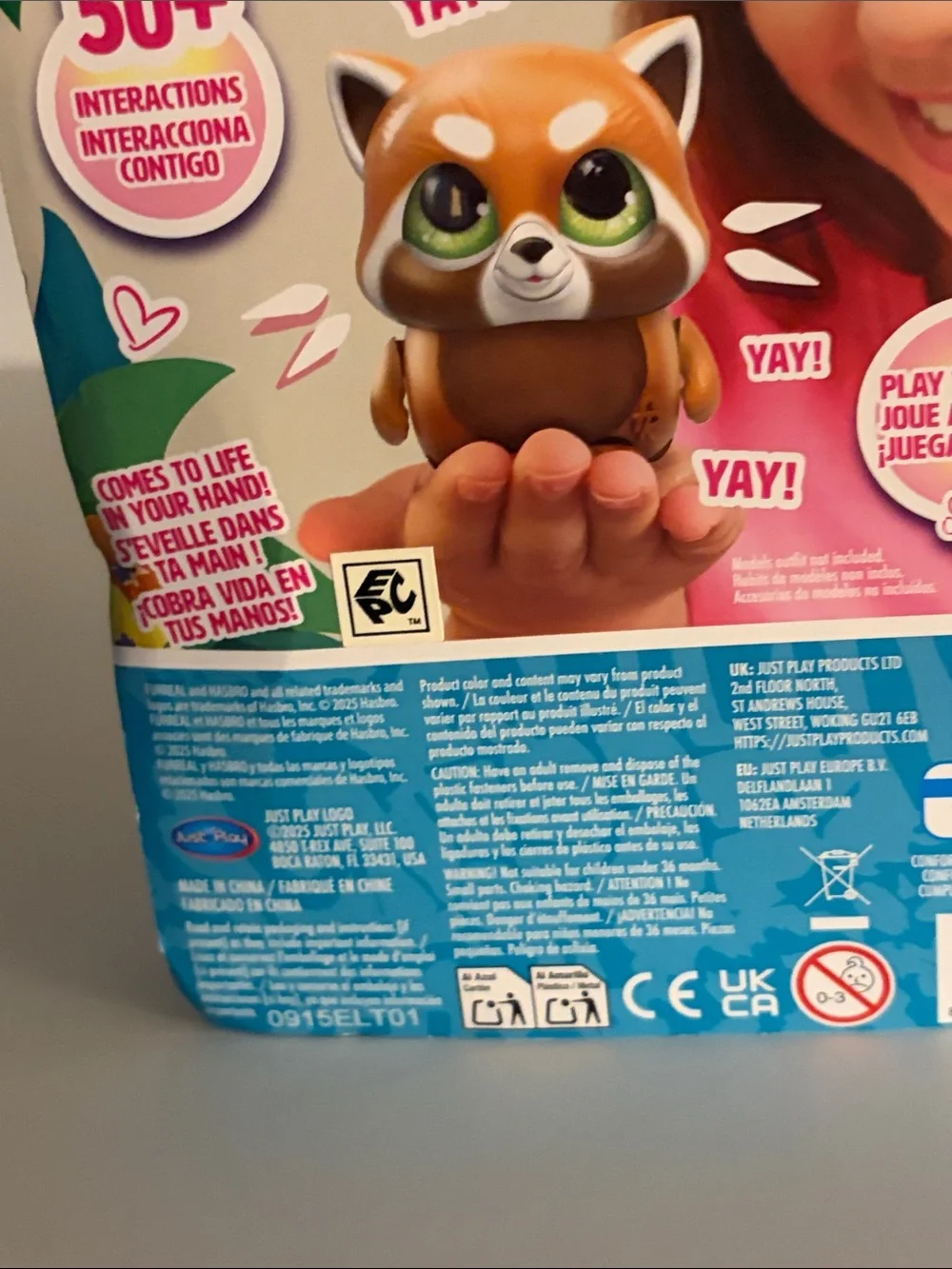 Shy the Red Panda Interactive Pet - Orange & Cream